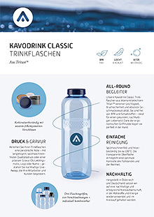 B2B info flyer Kavodrink Classic