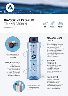 B2B info flyer Kavodrink Premium