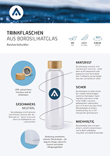 B2B price list borosilicate glass - bottles, accessories, printing &amp; engraving