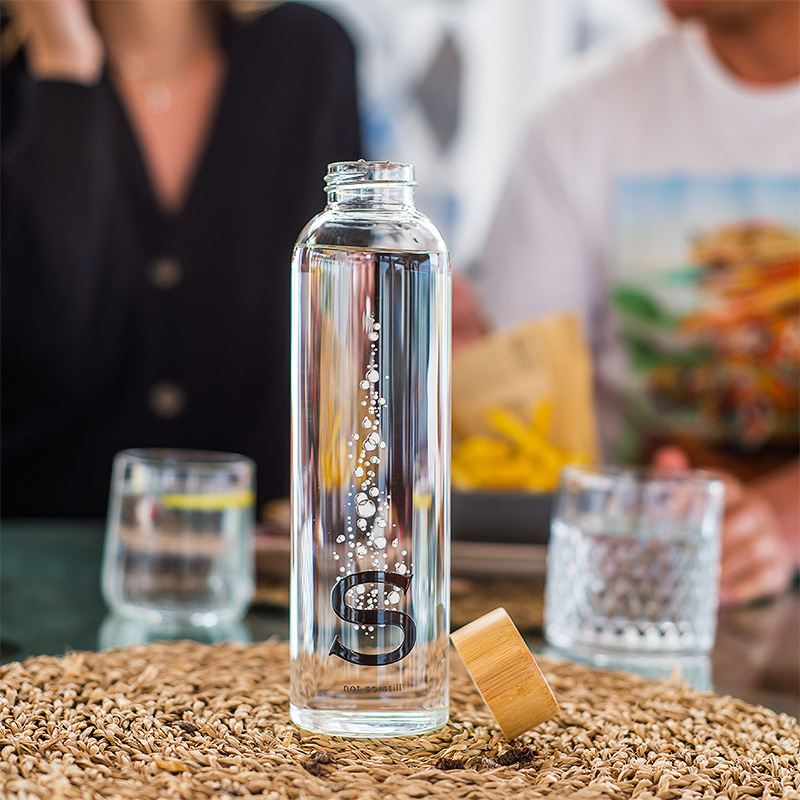 Slim 550ml Bambusverschluss Druck Still Restaurant