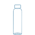 Slim borosilicate glass